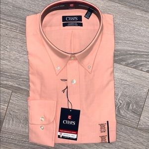 NWT CHAPS classic fit wrinkle free button down